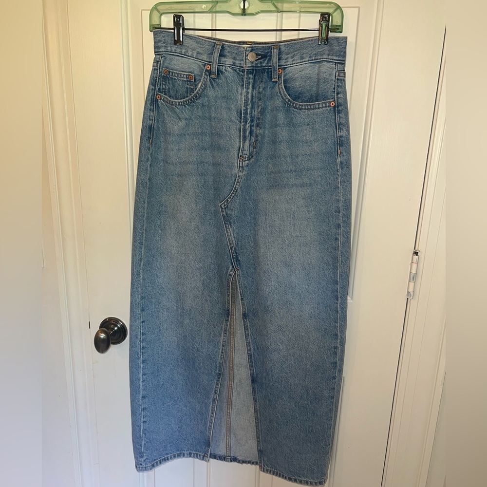 Denim Forum The 90s Vintage Jean Skirt - Picture 7 of 8